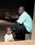 <p> A family in the village of Allen in the Dja Wildlife reserve.</a>